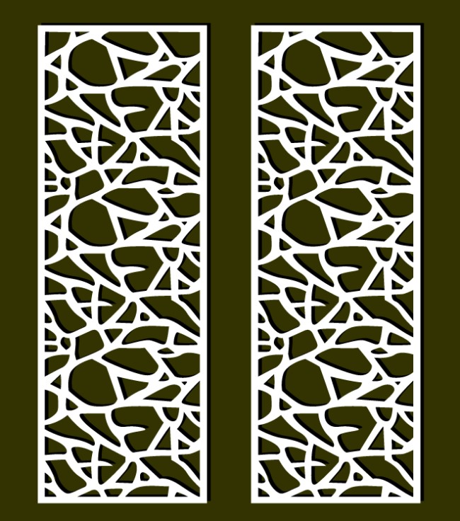 Design pattern screen panel