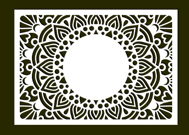 Design pattern screen panel