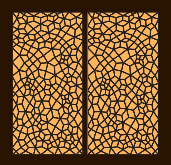 Design pattern screen panel