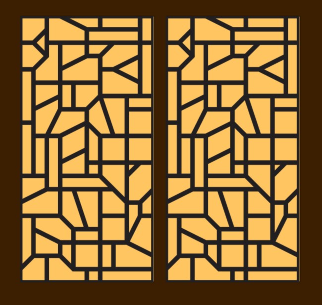 Design pattern screen panel