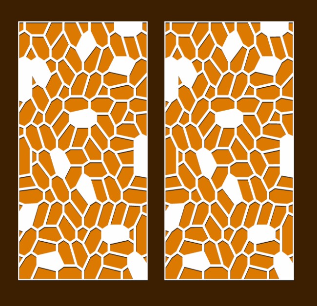 Design pattern screen panel