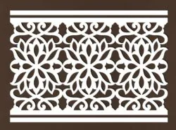 Design pattern screen panel