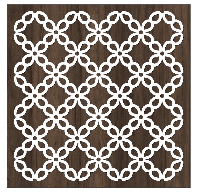 Design pattern screen panel