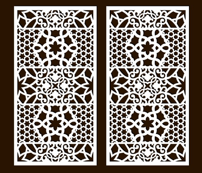 Design pattern screen panel