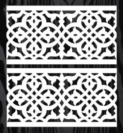 Design pattern screen panel