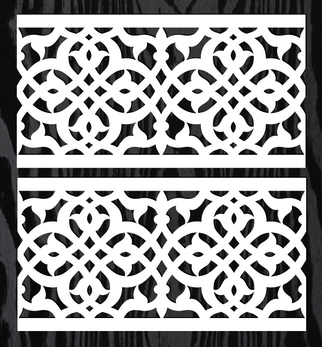 Design pattern screen panel