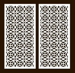 Design pattern screen panel