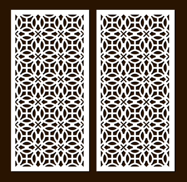 Design pattern screen panel