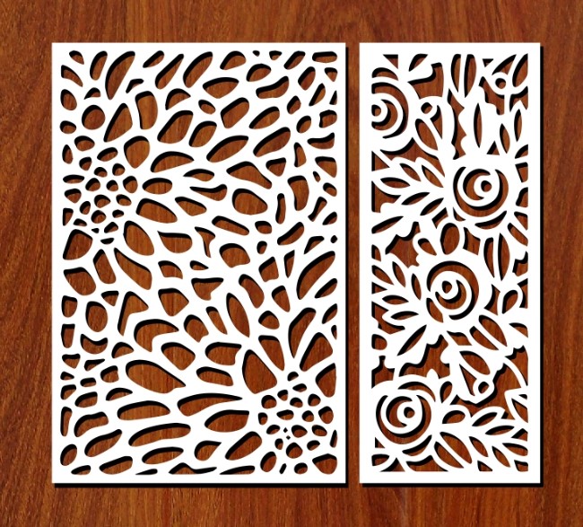 Design pattern screen panel