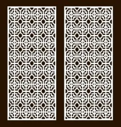 Design pattern screen panel