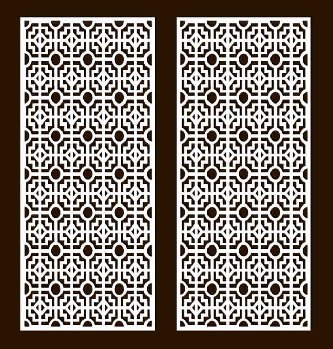 Design pattern screen panel