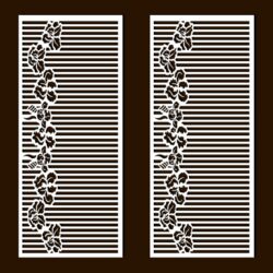 Design pattern screen panel