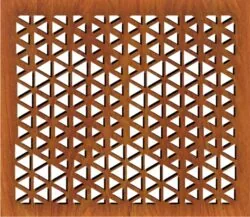 Design pattern screen panel