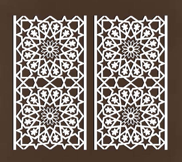 Design pattern screen panel