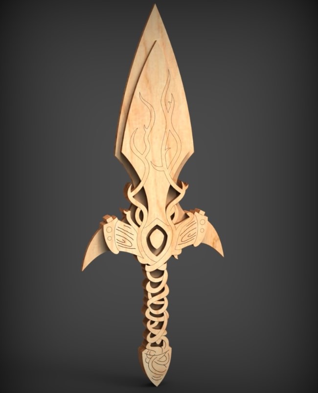 Druid sword