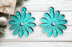 Flower earrings