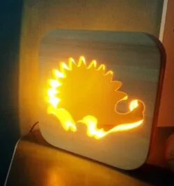 Hedgehog night light