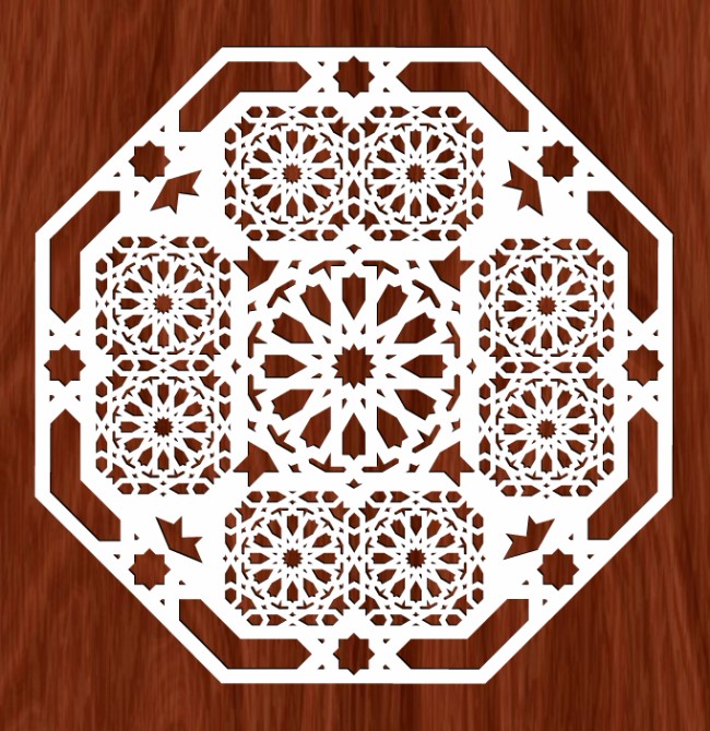 Hexagon decoration