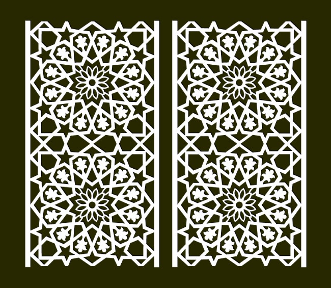 Islamic wood carving patterns