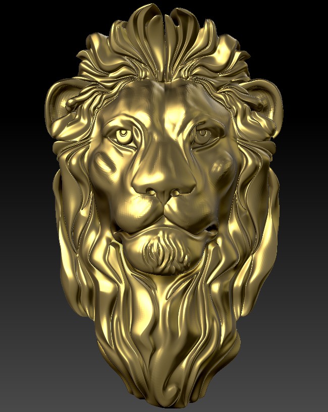 Lion head pattern