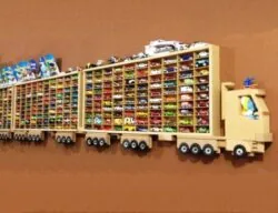 Toy car shelf