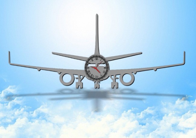 Airplane clock