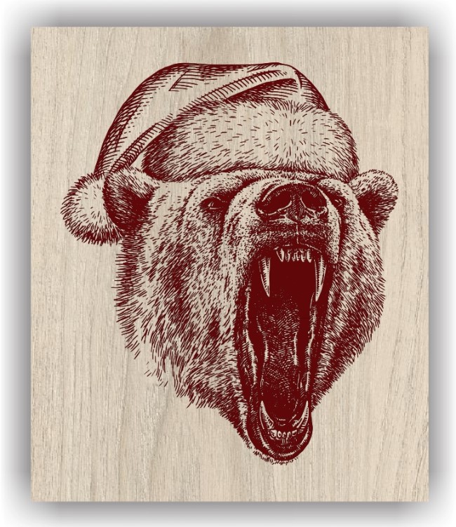 Bear with Christmas