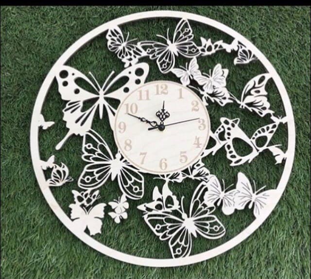 Butterfly clock