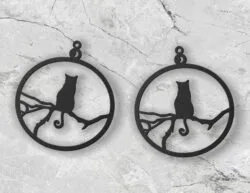 Cat earrings