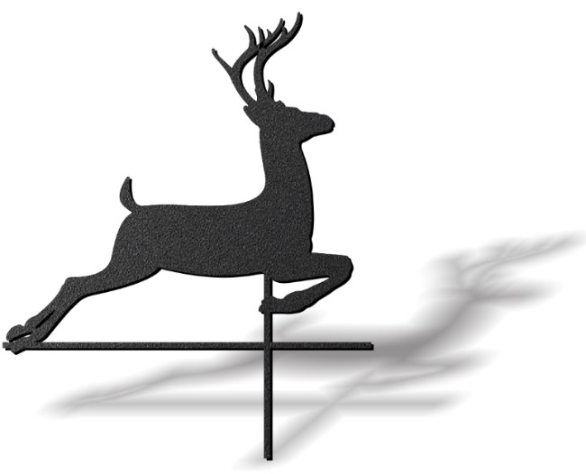 Deer weather wind vane