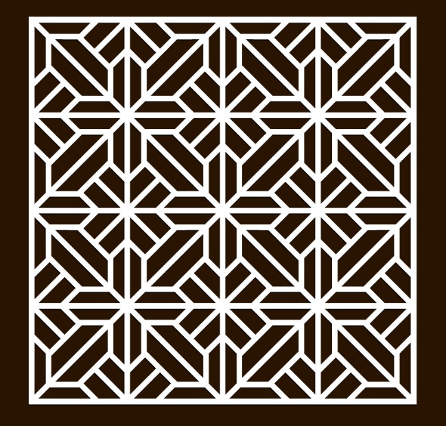 Design pattern panel screen