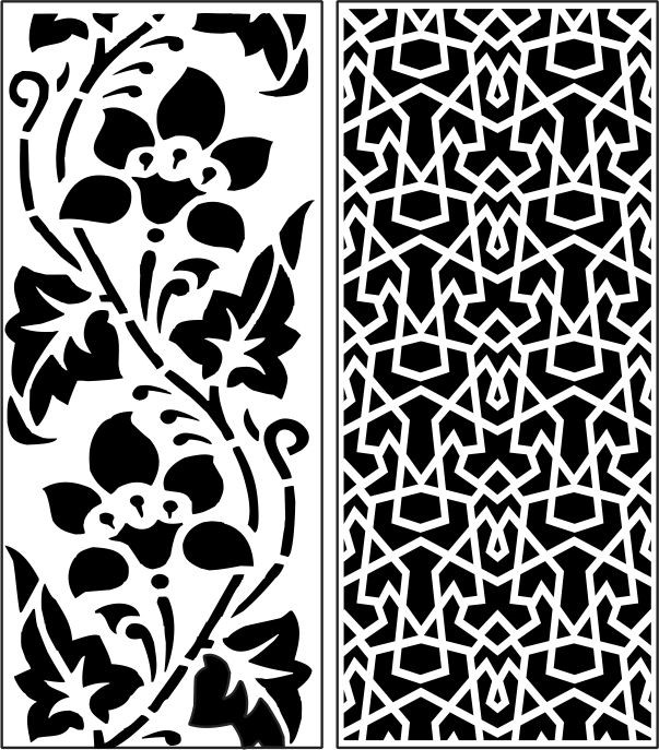 Design pattern panel screen