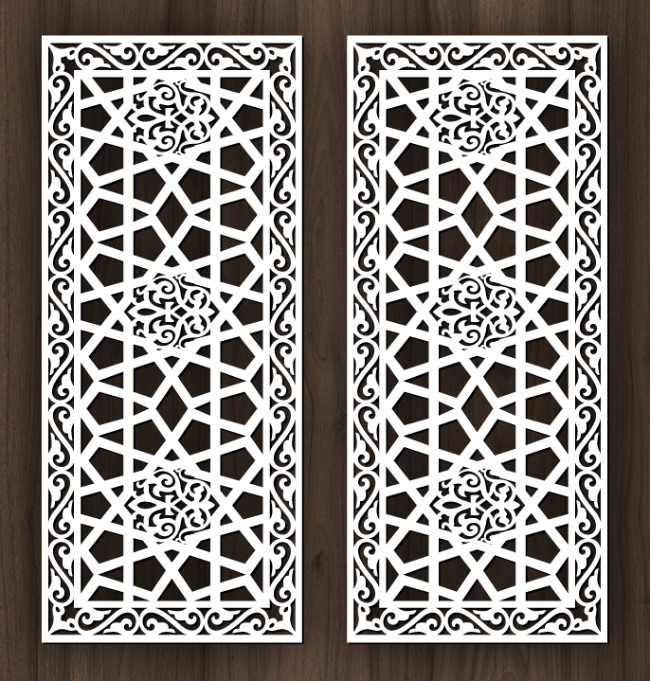 Design pattern screen panel