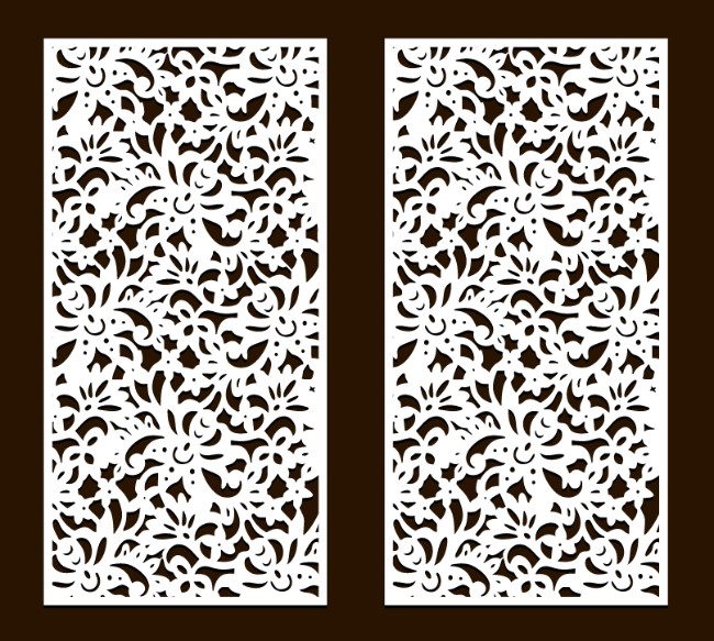 Design pattern screen panel