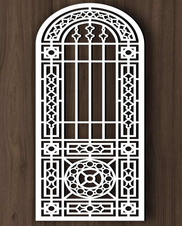 Design pattern screen panel