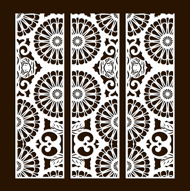 Design pattern screen panel