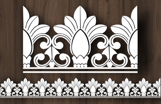 Design pattern screen panel