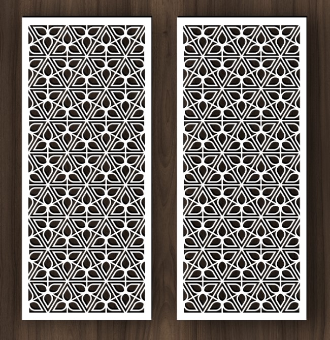 Design pattern screen panel