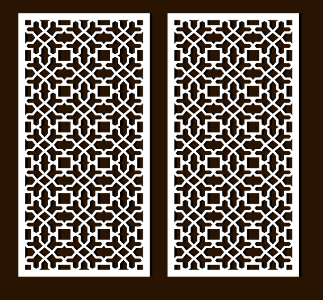 Design pattern screen panel