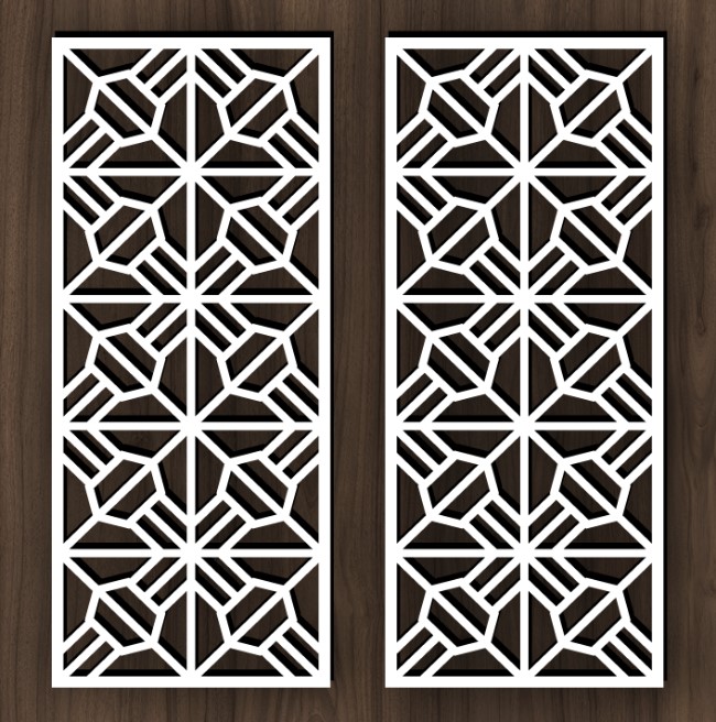 Design pattern screen panel