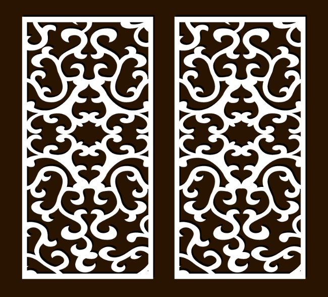 Design pattern screen panel