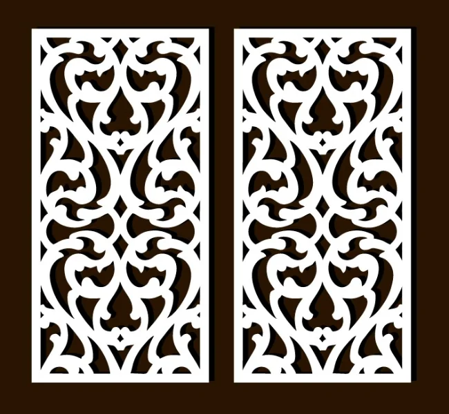 Design pattern screen panel