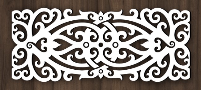 Design pattern screen panel