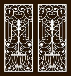 Design pattern screen panel