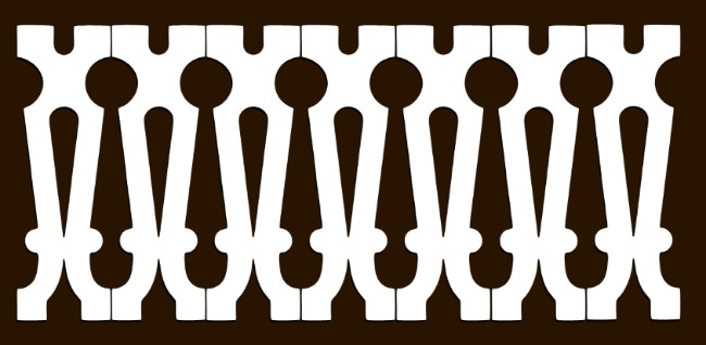 Design pattern screen panel