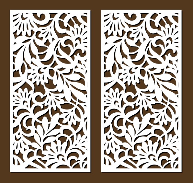 Design pattern screen panel