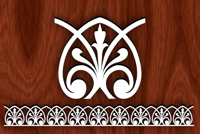 Design pattern screen panel