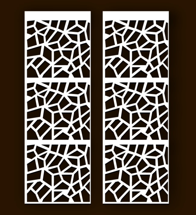 Design pattern screen panel