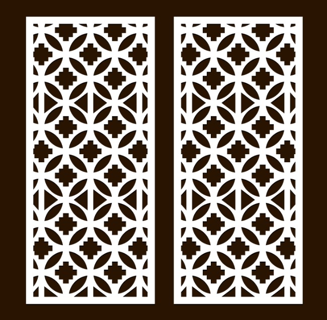 Design pattern screen panel