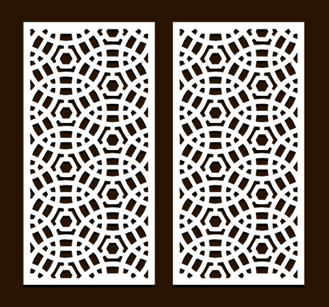 Design pattern screen panel